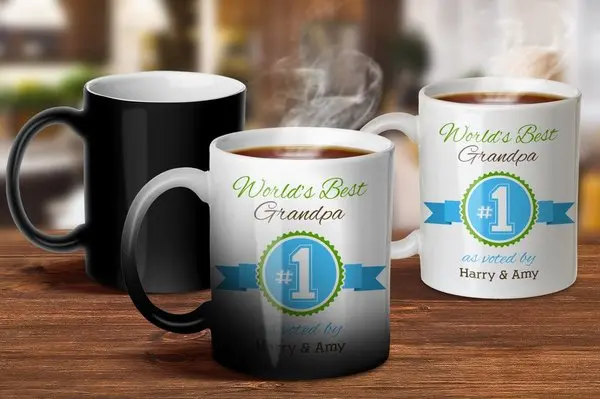 Grandpa-Themed Heat-Sensitive Magic Mug 1