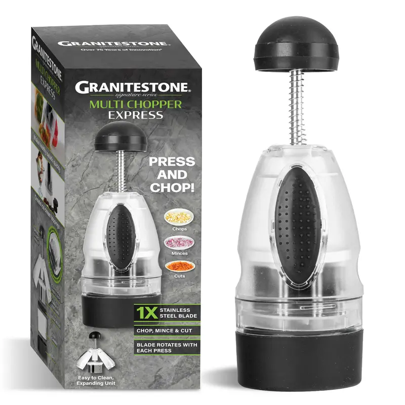 Granitestone Multi Chopper Express – Effortless Dicing, Slicing & Mincing 1