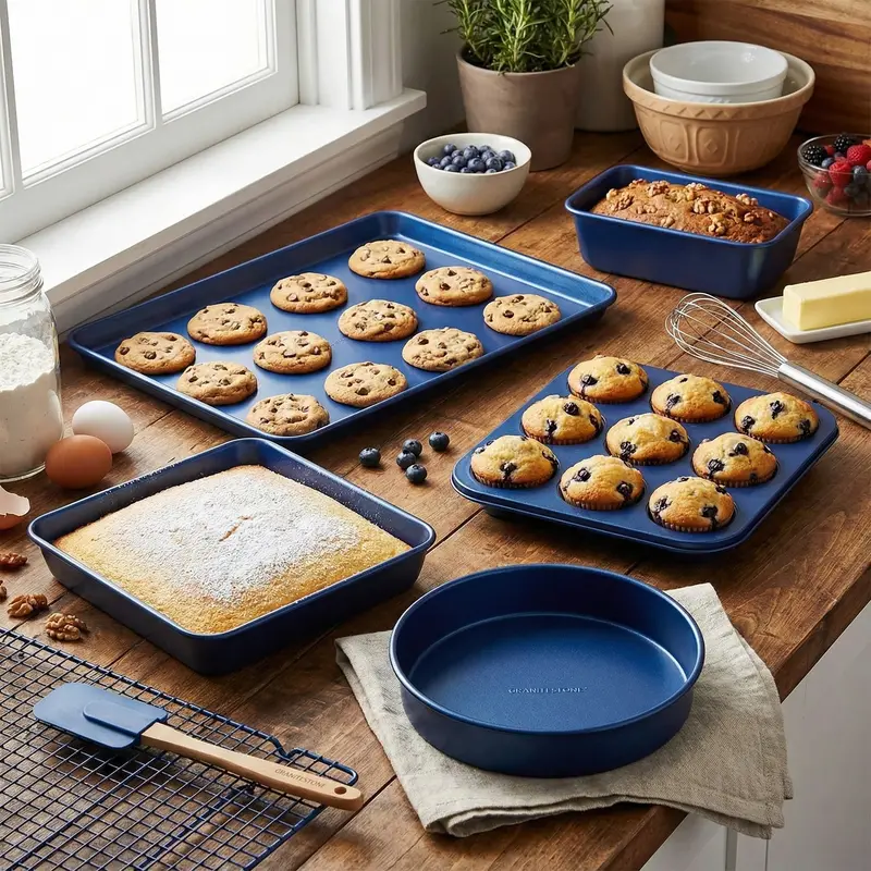 Granitestone Pro Series 5-Piece Bakeware Set – Durable Nonstick Baking Essentials 1