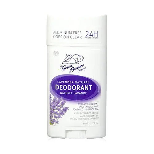 Green Beaver Lavender Deodorant Stick — Aluminum-Free, Calming Herbal Scent (50G) 1