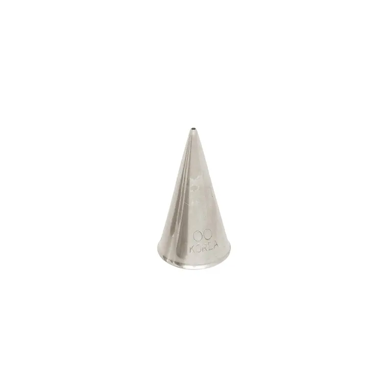 Gusta Supplies #00 Round Piping Tip – Ultra-Fine Stainless Steel For Fine Lines & Details 1