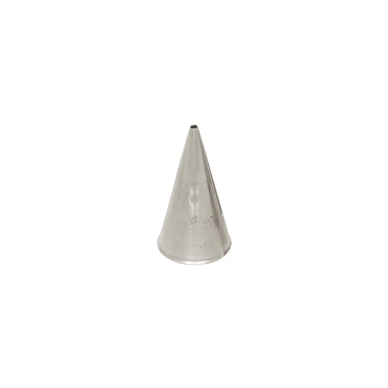 Gusta Supplies #1 Round Piping Tip – Micro-Fine Stainless Steel For Detail Work 1