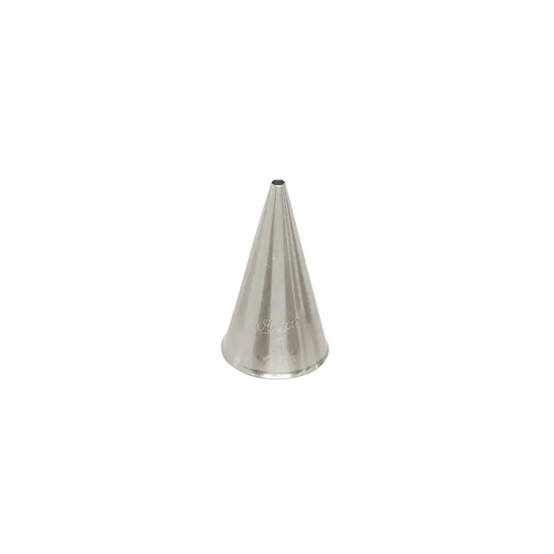 Gusta Supplies #3 Round Piping Tip – Narrow Stainless Steel For Writing & Outlining 1