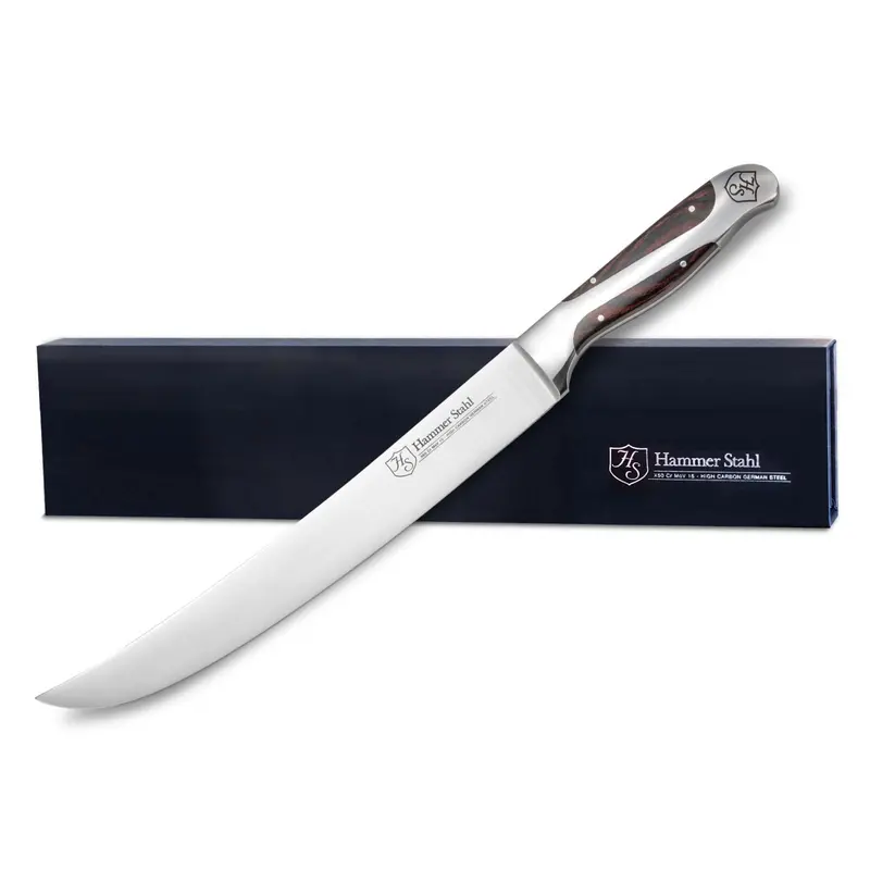Hammer Stahl 10-Inch Scimitar Butcher Knife 1