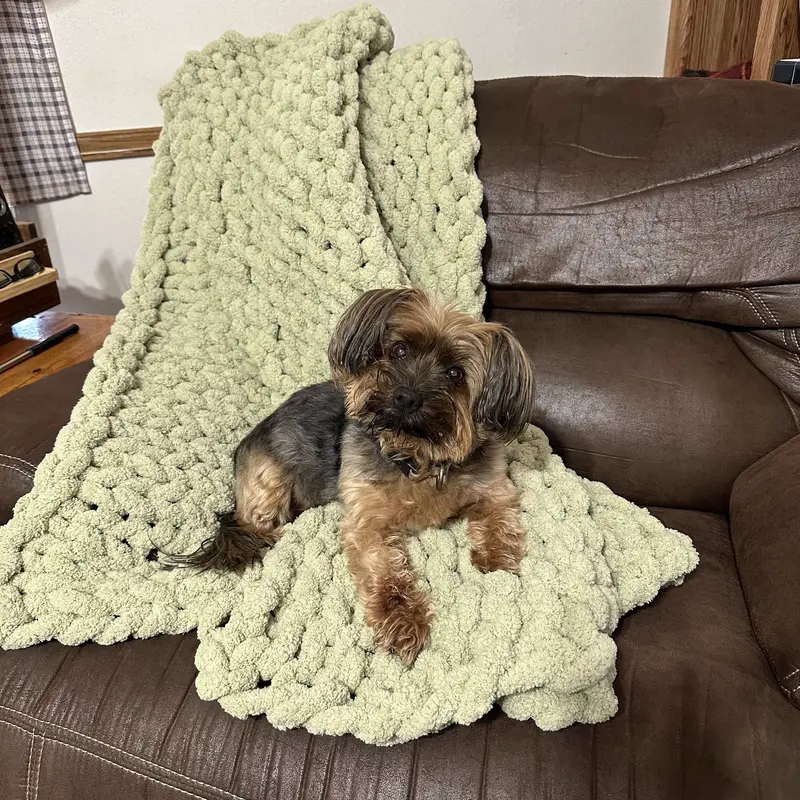 Handmade Cozy Afghan Blanket – Artisan-Crafted 4
