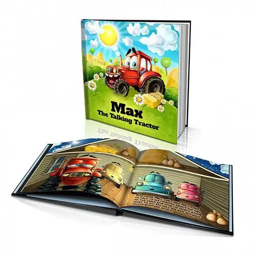 Hardcover Children'S Book: The Chatty Tractor'S Day 1