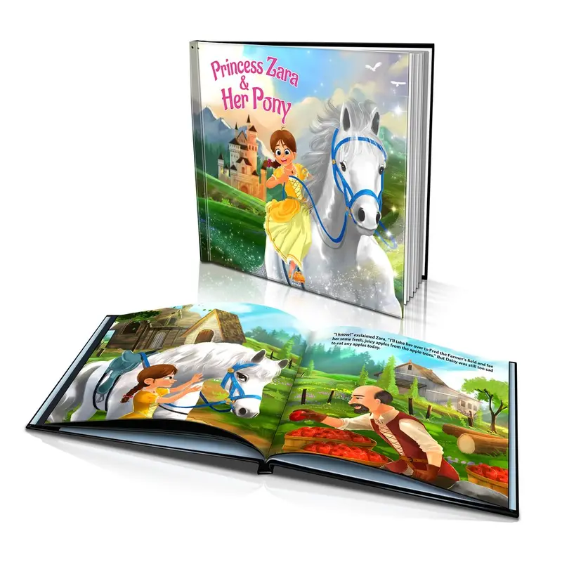 Hardcover Fairy Tale: The Princess And Her Pony Friend 1