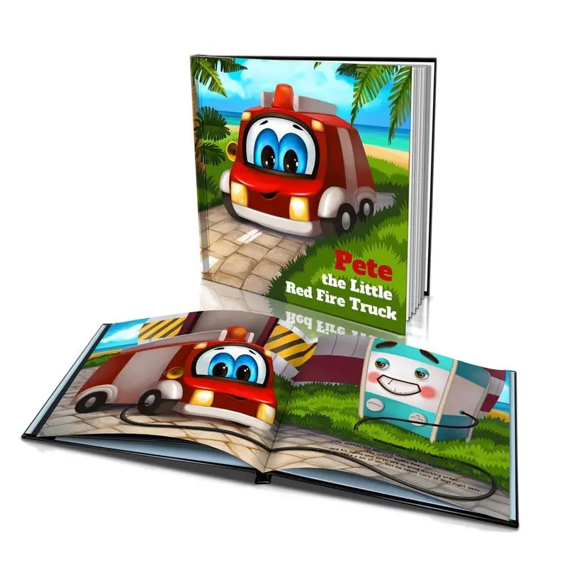 Hardcover Little Red Fire Truck Storybook For Toddlers 1