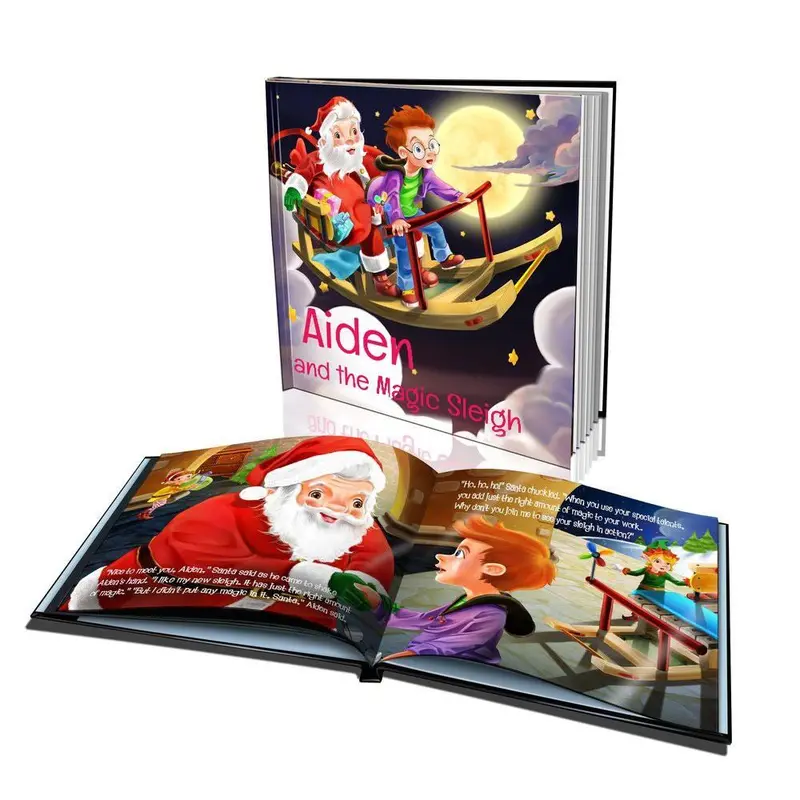 Hardcover Magic Sleigh Holiday Storybook For Kids 1