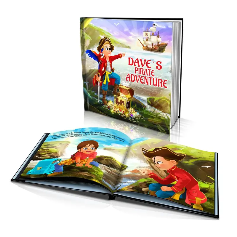 Hardcover Pirate Adventure Storybook For Imaginative Play 1