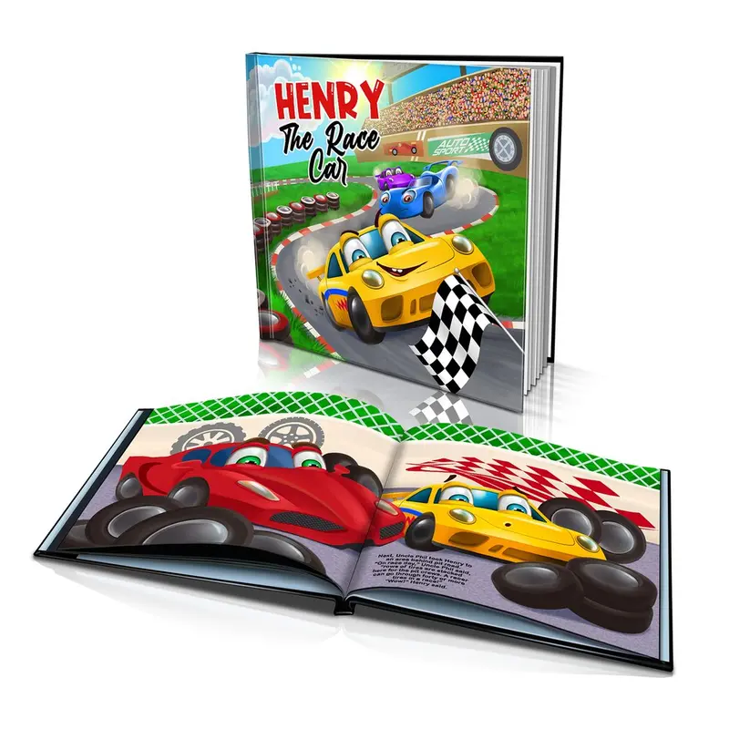 Hardcover Racing Storybook: Vroom! The Race Car'S Big Day 1