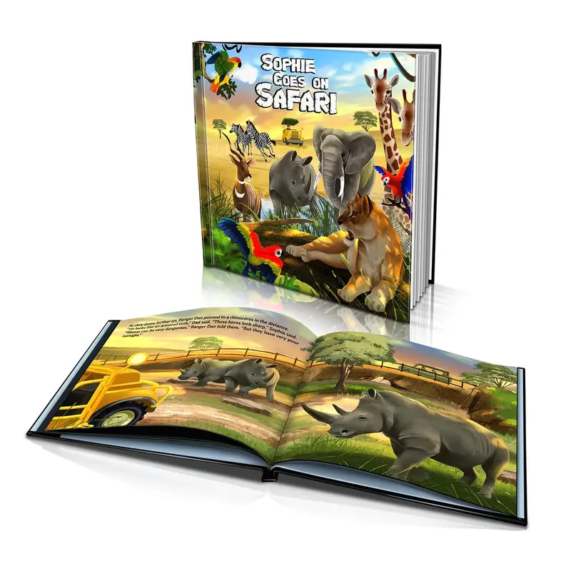 Hardcover Safari Adventure Book For Little Explorers 1