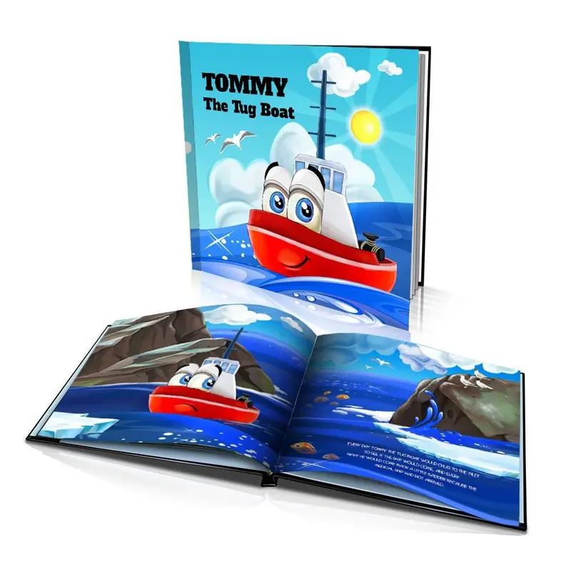 Hardcover Storybook: Adventures Of A Friendly Tugboat 1