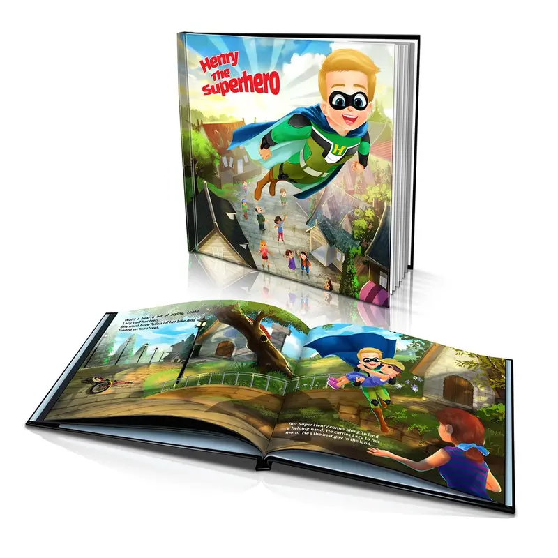 Hardcover Superhero Adventure Book For Kids 1