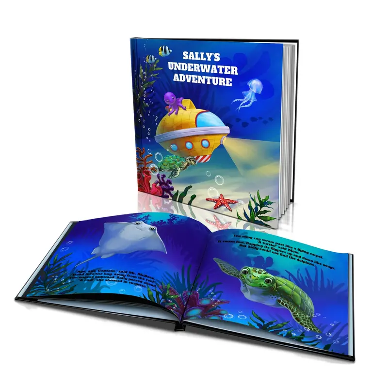 Hardcover Underwater Adventure Storybook For Kids 1