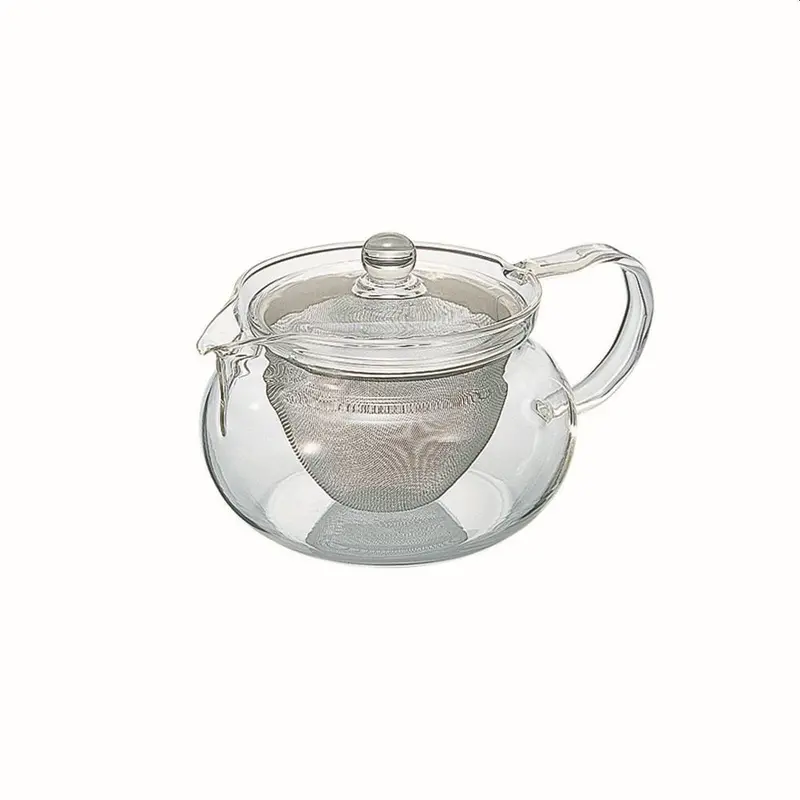 Hario Chacha Kyusu Maru Teapot – 450Ml Rounded Ceramic Tea Pot 1