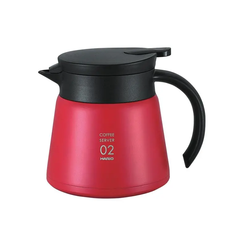 Hario Heatproof Glass Server – 2-Cup (550Ml), Vibrant Red 1