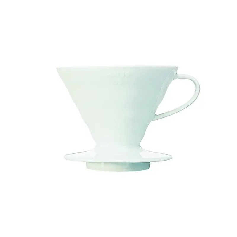Hario V60 Ceramic Coffee Dripper – White, Size 02 1