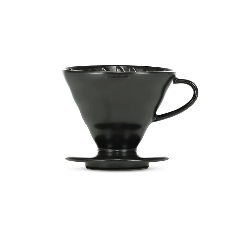Hario V60 Ceramic Dripper – Size 02 In Matte Black Finish 1