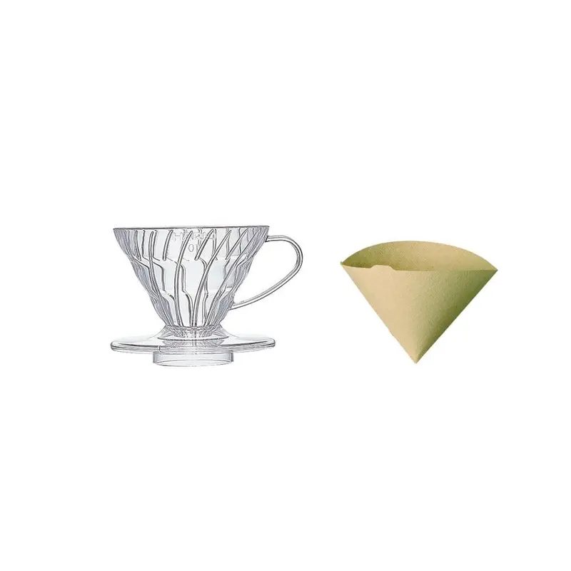 Hario V60 Plastic Coffee Dripper – Size 01 With 40 Complimentary Paper Filters 1