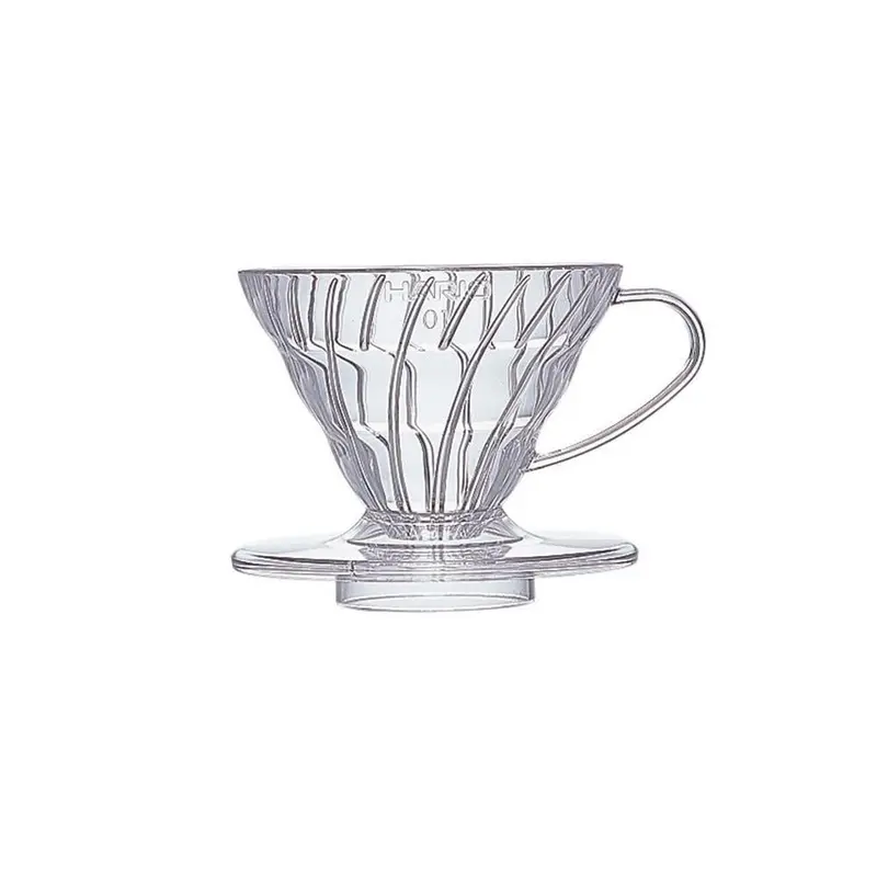 Hario V60 Plastic Dripper – Single-Serve Size 01 (Clear) 1