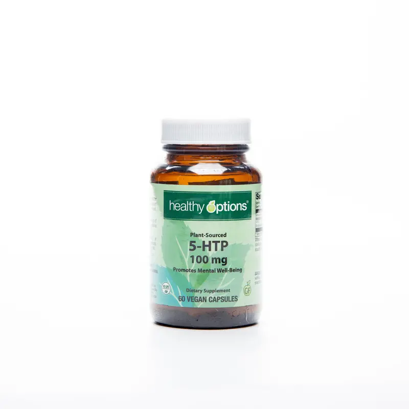 Healthy Options 5-Htp Dietary Supplement – 60 Capsules At 100Mg Strength 1