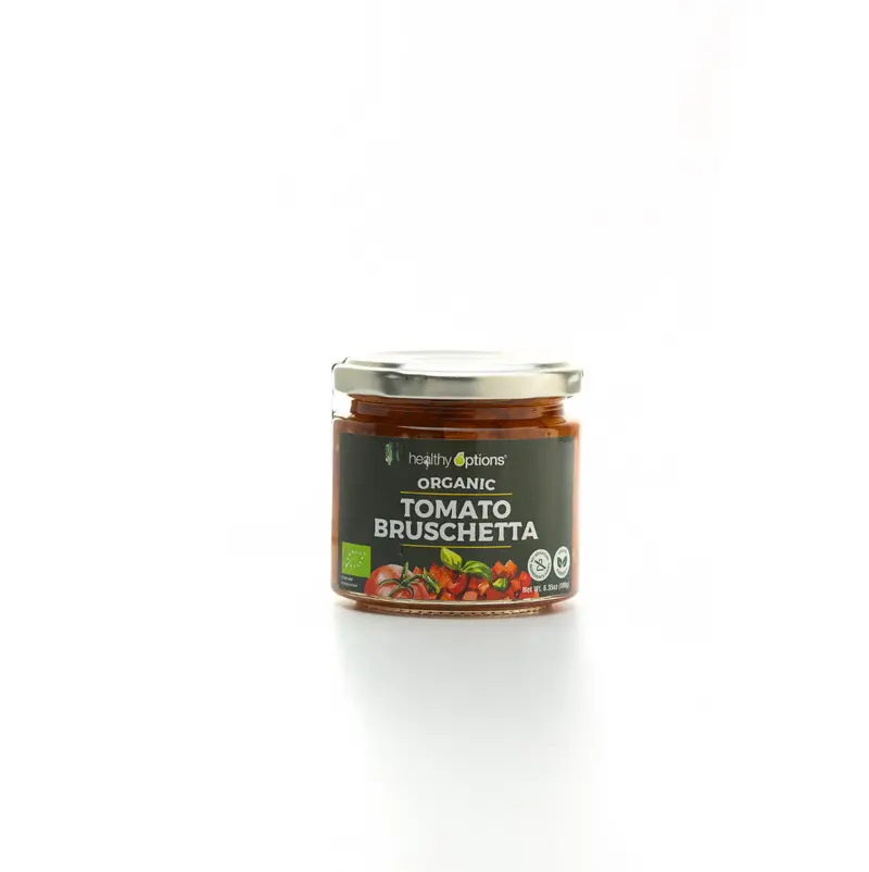 Healthy Options Bruschetta – 180G Fresh Tomato & Herb Topping 1