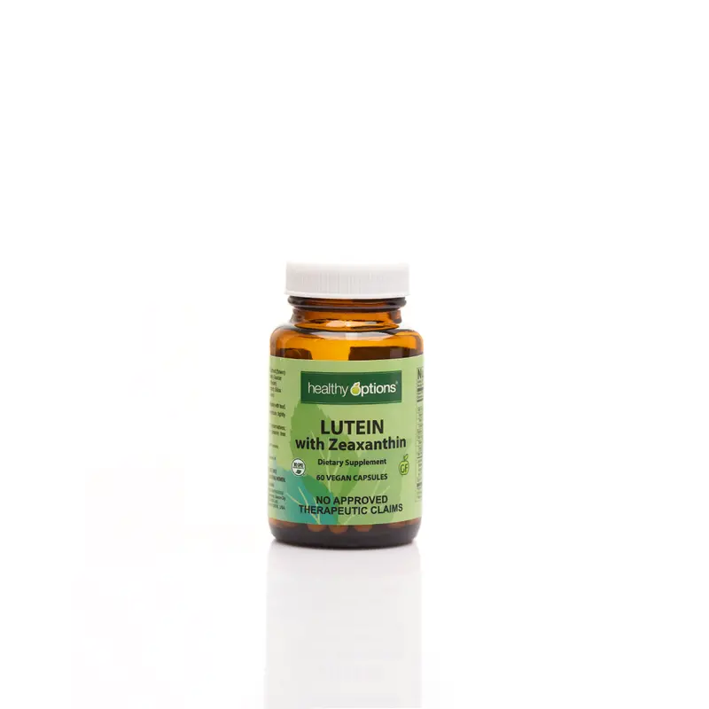 Healthy Options Lutein 20Mg + Zeaxanthin Dietary Supplement – 60-Capsule Bottle 1