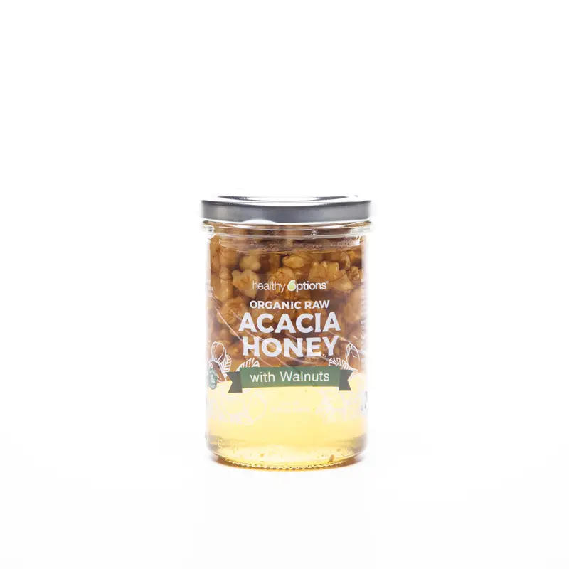 Healthy Options Organic Acacia Honey With Walnuts – Artisan Spread, 250G 1