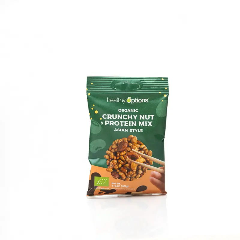 Healthy Options Organic Asian-Style Crunchy Nut & Protein Blend – 40G 1
