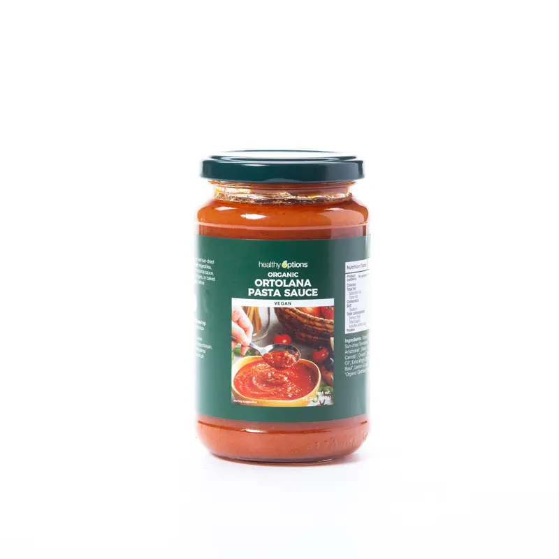 Healthy Options Organic Vegan Ortolana Pasta Sauce – 350G 1