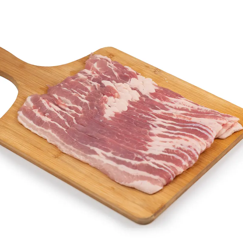 Healthy Options Thin-Cut Pork Belly Slices – Frozen, 500G 1