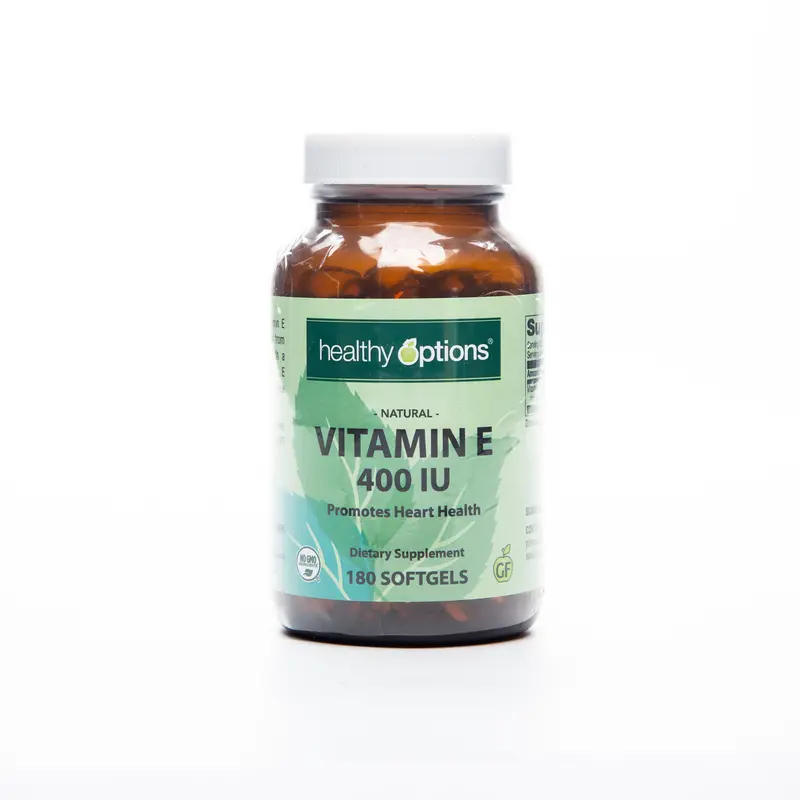 Healthy Options Vitamin E 400 Iu Softgels – 180 Count 1