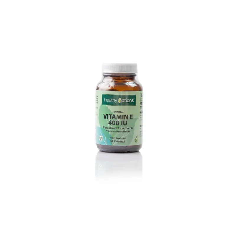 Healthy Options Vitamin E Supplement – 400 Iu Mixed Tocopherols, 90 Softgels 1