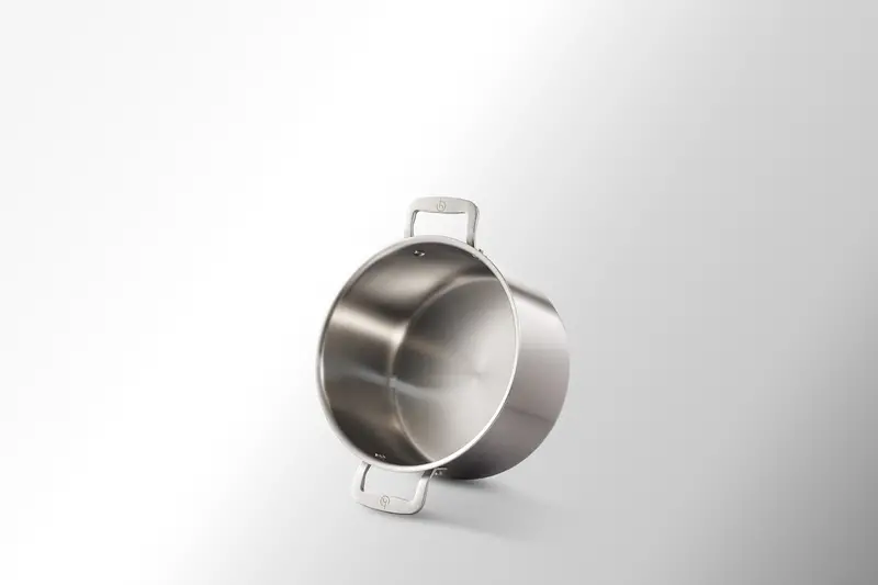 Heavy-Duty Stainless Steel Clad Stockpot For Even Heat Distribution 1