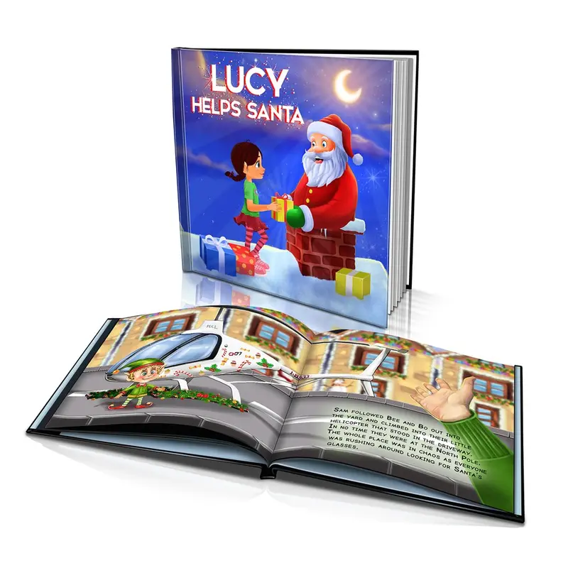 Helping Santa: Heartwarming Hardcover Holiday Storybook 1