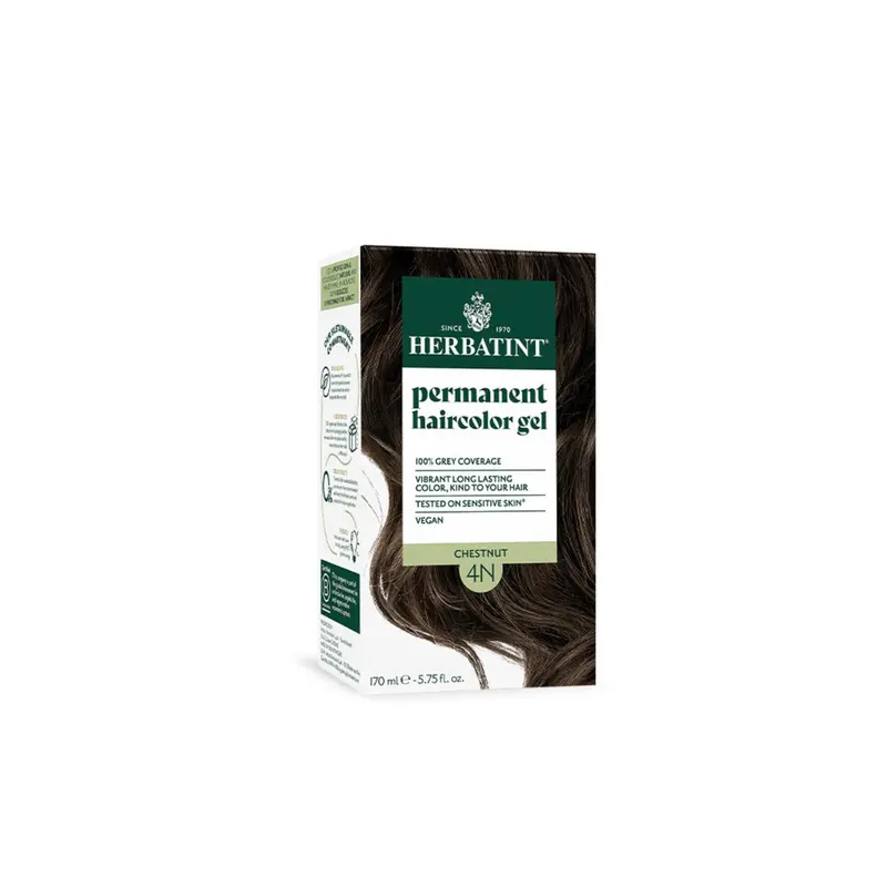 Herbatint 4N Chestnut Hair Color – Ammonia-Free Permanent Shade (170Ml) 1