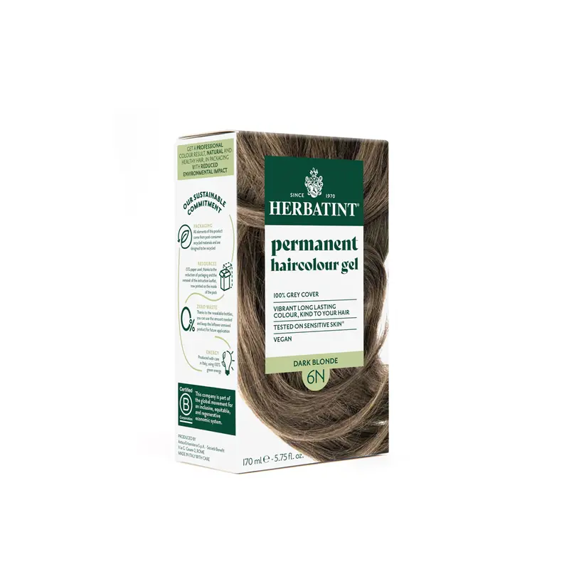 Herbatint Dark Blonde Permanent Hair Color (6N, 170 Ml) 1