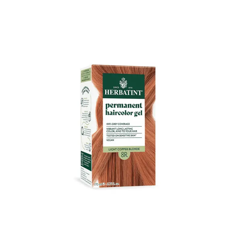 Herbatint Light Copper Blonde Permanent Hair Color (8R, 170 Ml) 1