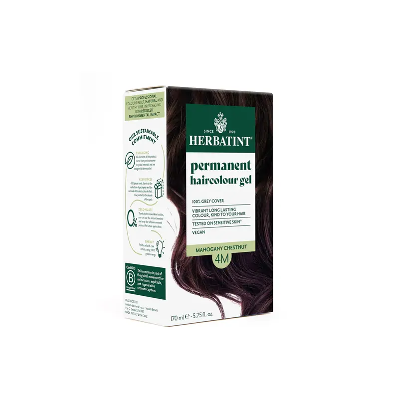Herbatint Mahogany Chestnut Permanent Hair Color – 170Ml 1