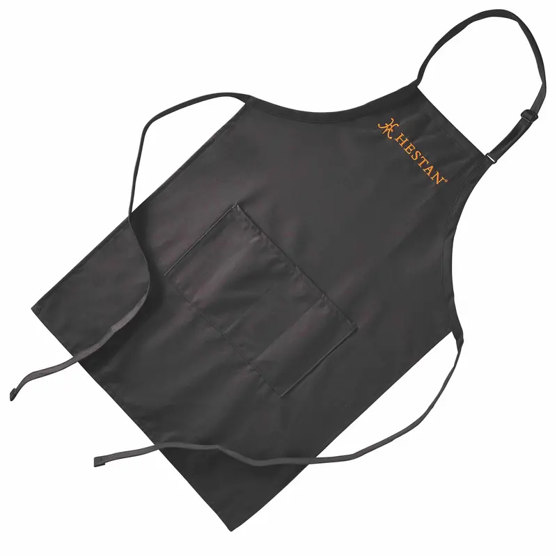 Hestan Gray Butcher’S Apron With Center-Divided Pocket 1