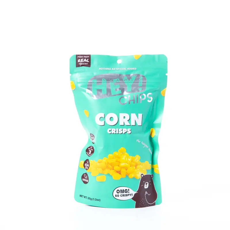 Hey! Sweet Corn Crisps – 35G Light & Crispy Snack 1