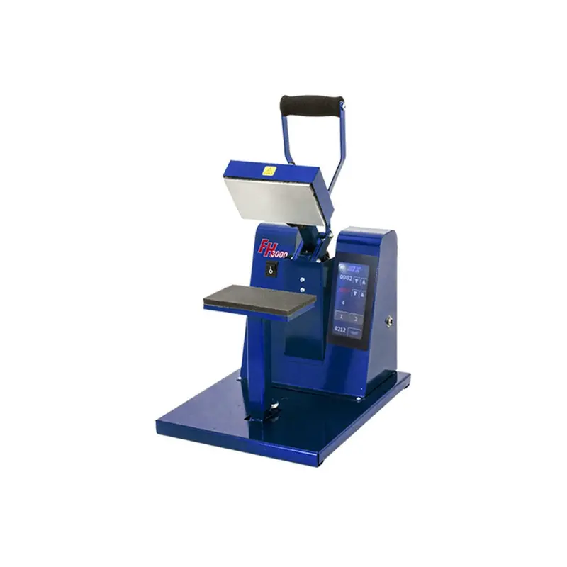 Hix Evo Touch Fh-3000 Auto-Open Clamshell Heat Press (6" X 6") 1