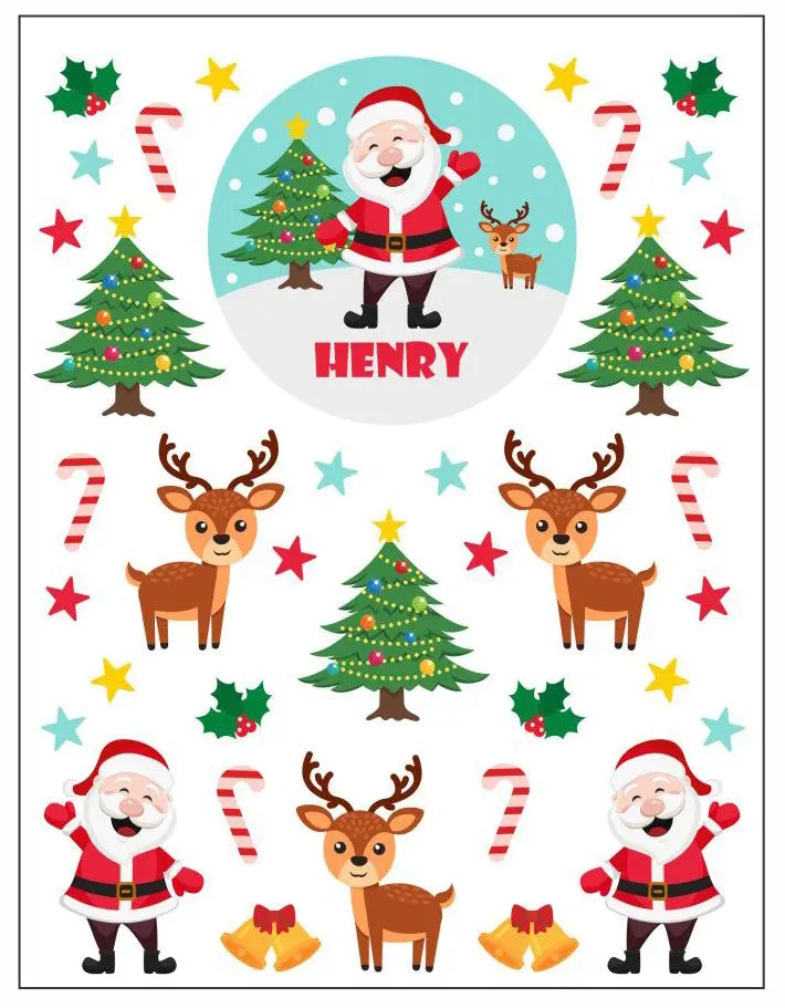 Holiday-Themed Sticker Collection 1