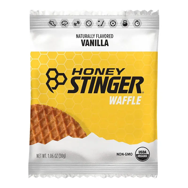 Honey Stinger Organic Vanilla Waffles, Energy Snack – 30G 1