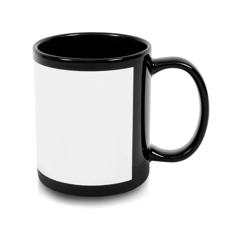 Hpn Orca Premium 11 Oz Black Ceramic Sublimation Mug With White Print Zone – 36-Count Case 1