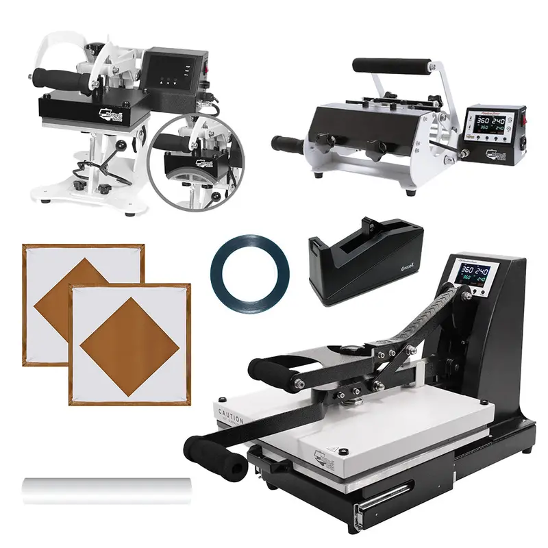 Hpn Signature Business Package: 15" X 15" Heat Press, Cap Press & Mug Press 1