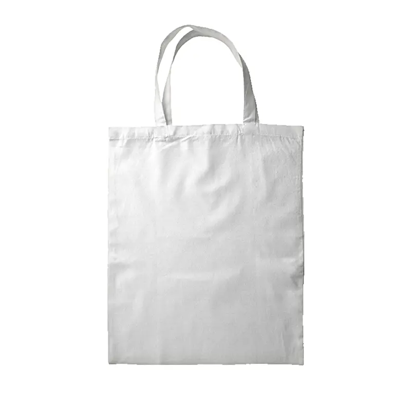 Hpn Sublicraft 13" X 15" White Sublimation Tote Bag – Polyester Blend, Ready-To-Press 1