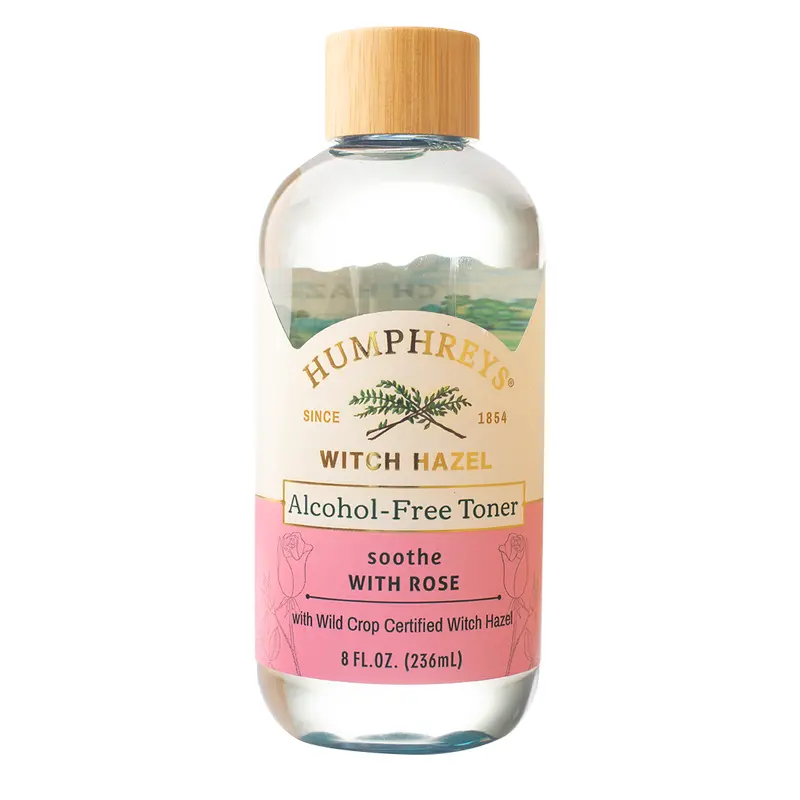 Humphreys Alcohol-Free Witch Hazel Rose Toner – 237 Ml Calming Facial Mist 1