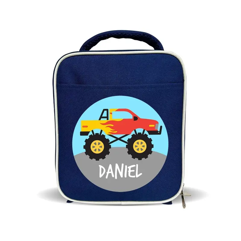 Insulated Monster Truck Lunch Bag For School Or Work 2